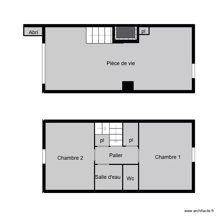 Lemazurier la gueriniere. Plan de 9  et 34 m²