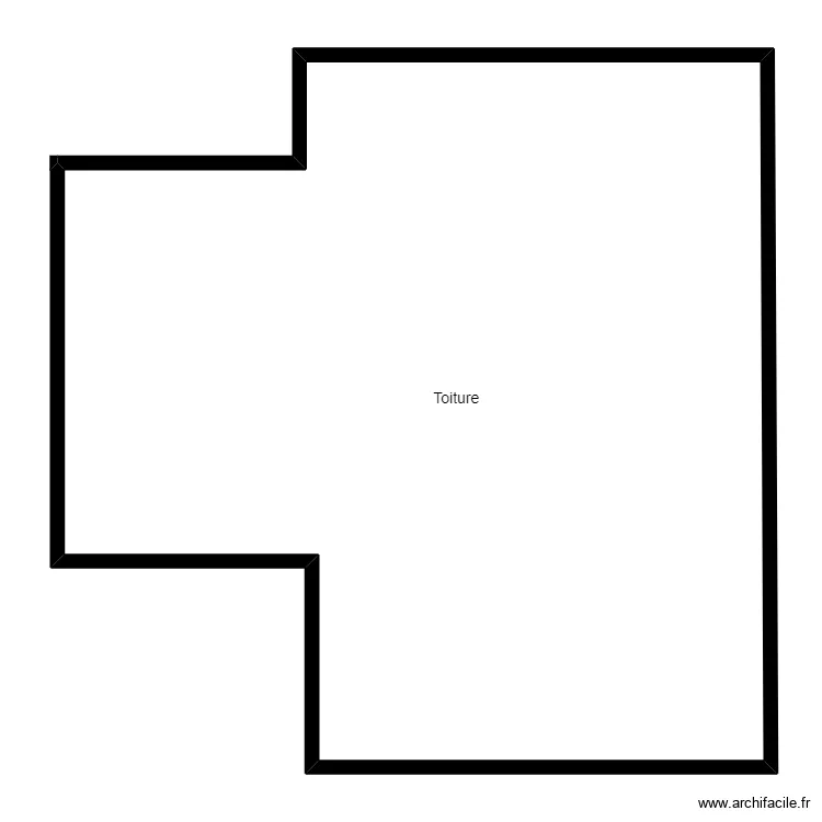 Logement 0A5 Toiture. Plan de 