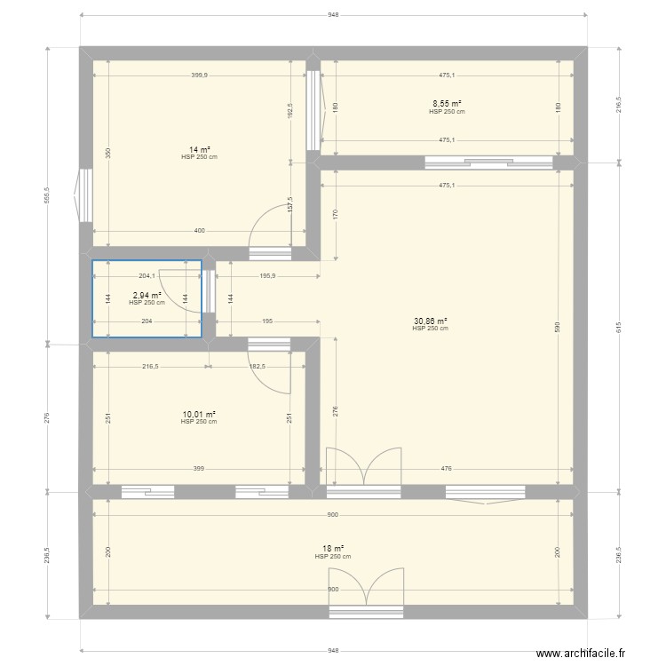 ALALA . Plan de 0 pièce et 0 m2