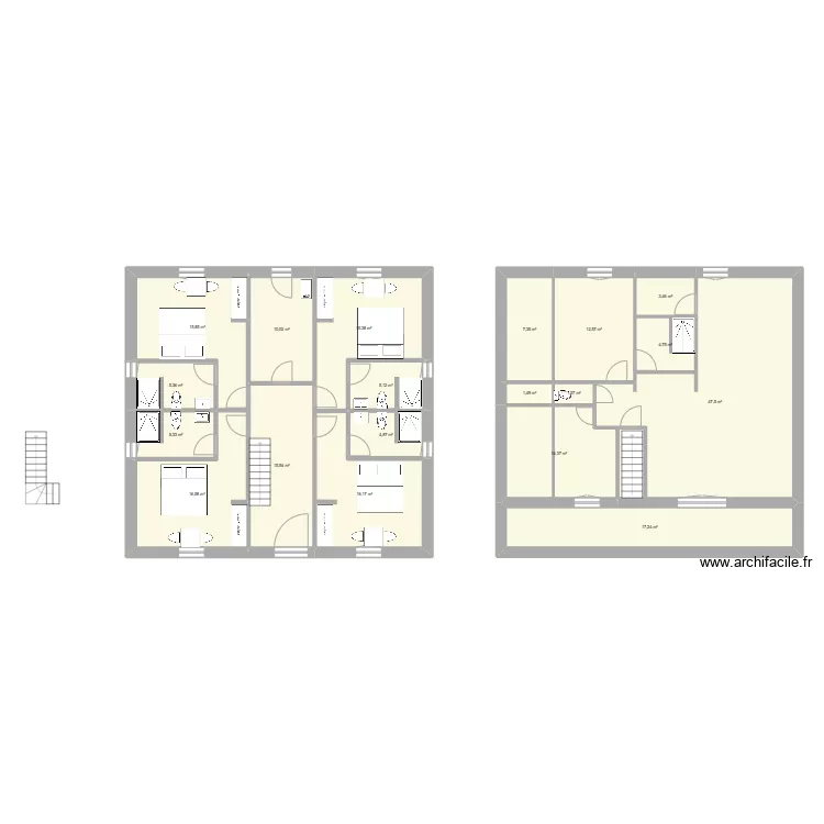CHAMBRE D HOTES. Plan de 