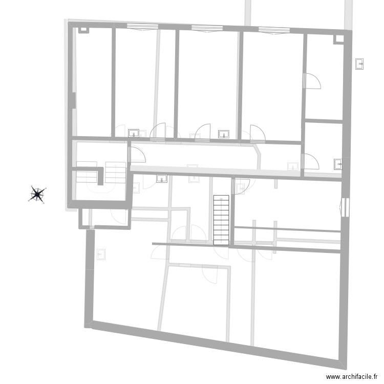 couchant16. Plan de 13 pièces et 244 m2