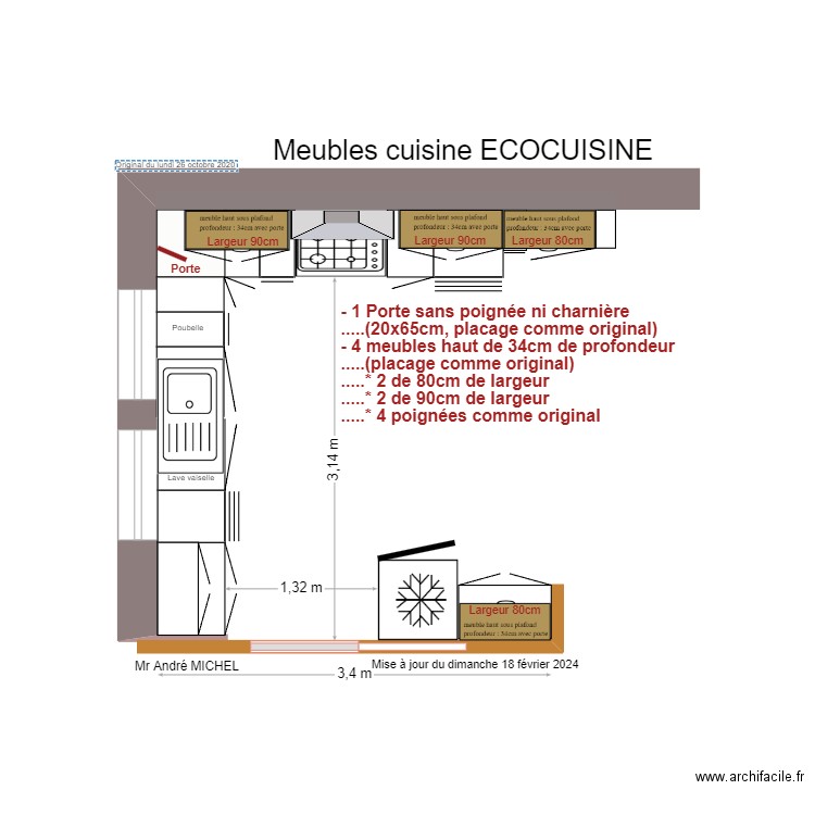 Ecocuisine 07. Plan de 0 pièce et 0 m2