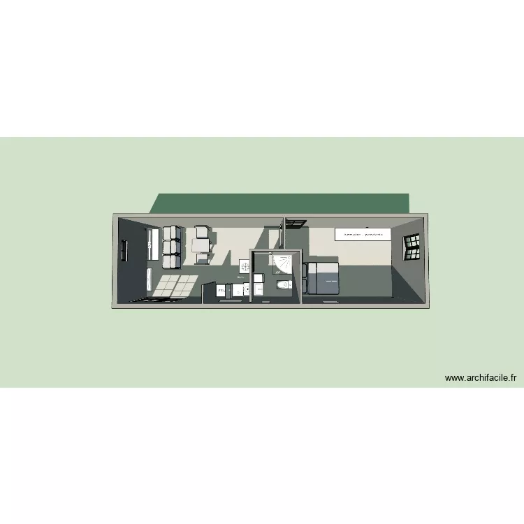 plan 3. Plan de 2 Pièces et 35 m² plan 3. Plan de 2 Pièces et 35 m²