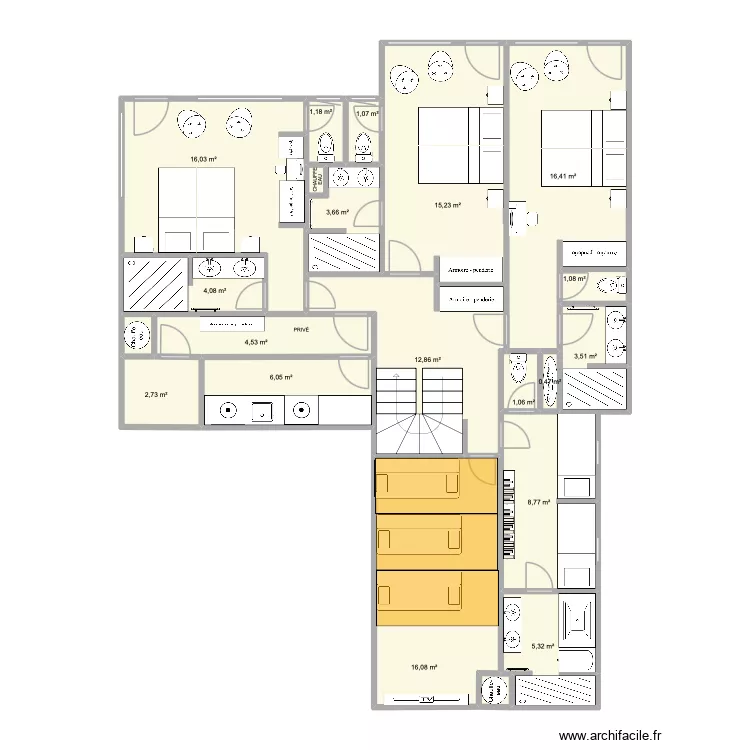 PLAN REZ-DE-JARDIN 29/03/26. Plan de 21  et 121 m²