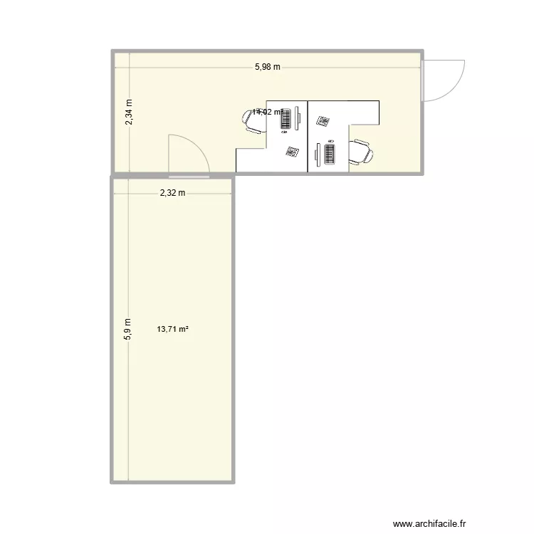 Ludicite Kaweni. Plan de 