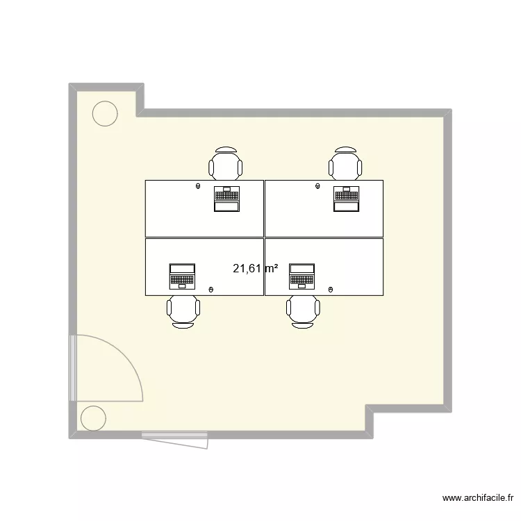 central 1. Plan de 1 et 22 m² central 1. Plan de 1 et 22 m²