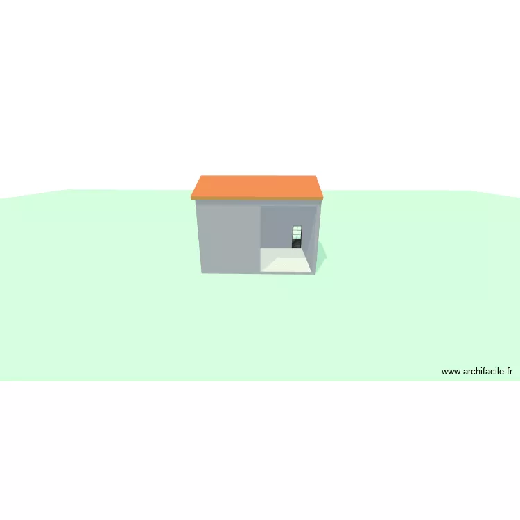 fa&ccedil;ade travaux. Plan de 
