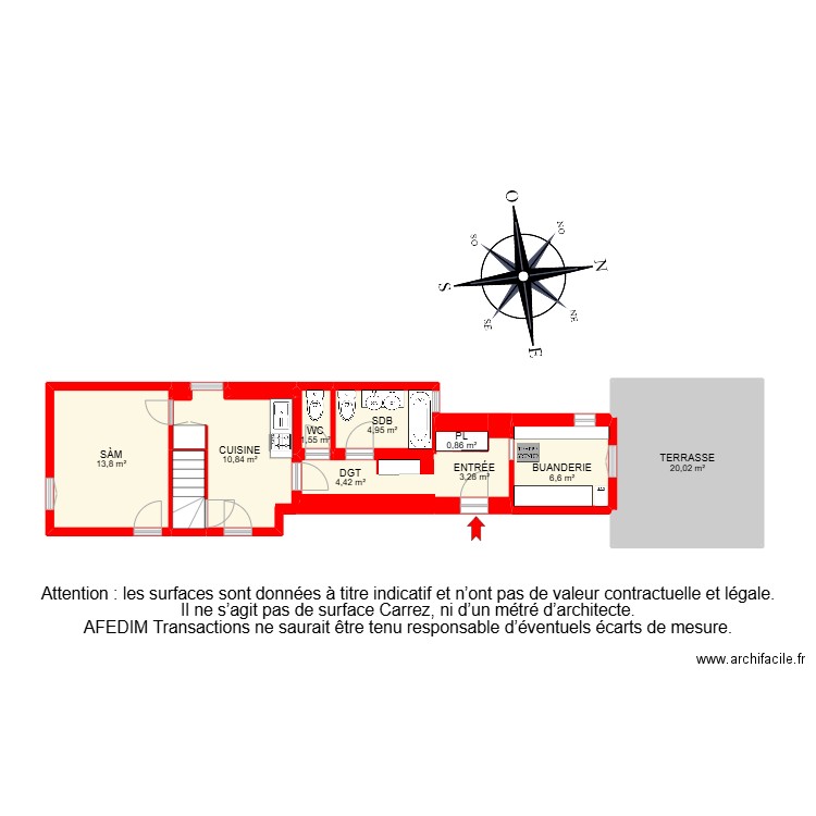 BI24691-. Plan de 24 pièces et 152 m2