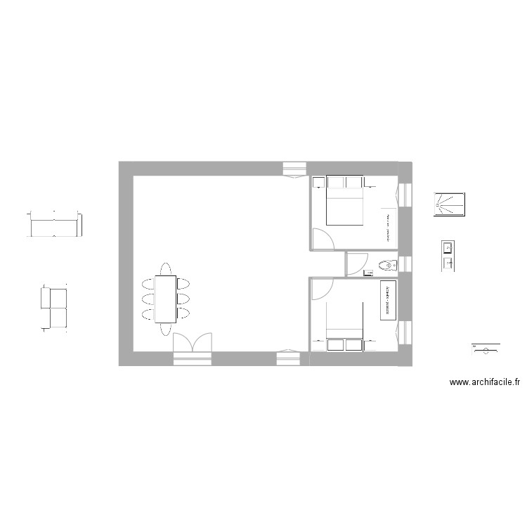 Renovation bis. Plan de 0 pièce et 0 m2