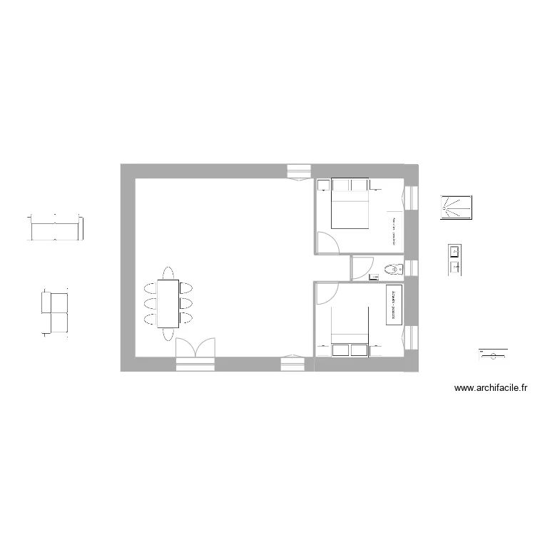 Renovation bis. Plan de 