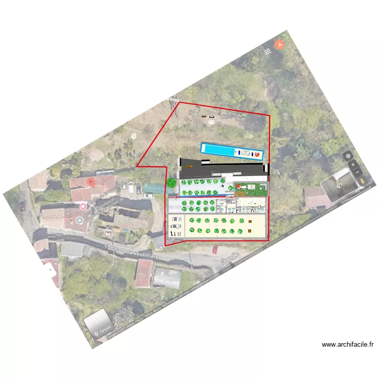 Champagne 2025 -1 studio +2chambre +1suites . Plan de 