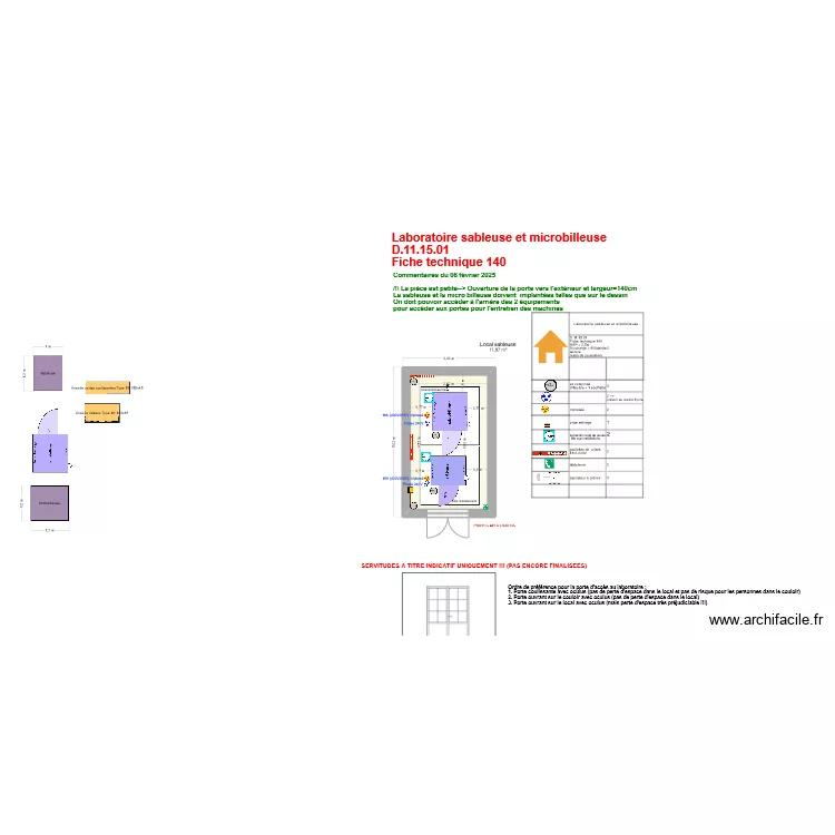 Fiche140- labos sableuse microbilleuse v2025-02-19. Plan de 