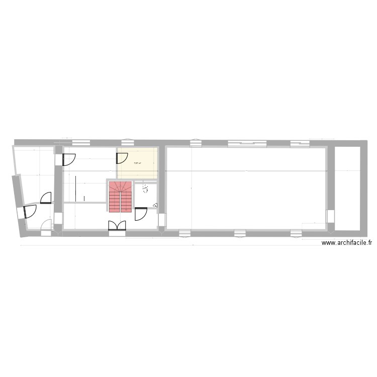maison jeremi 2. Plan de 3 pièces et 24 m2