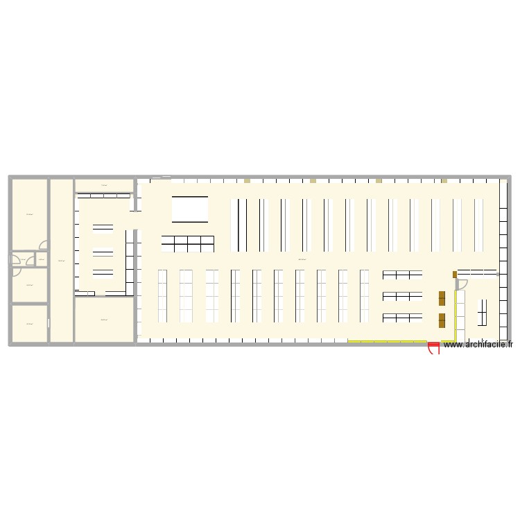 Agen 2. Plan de 9 pièces et 721 m2