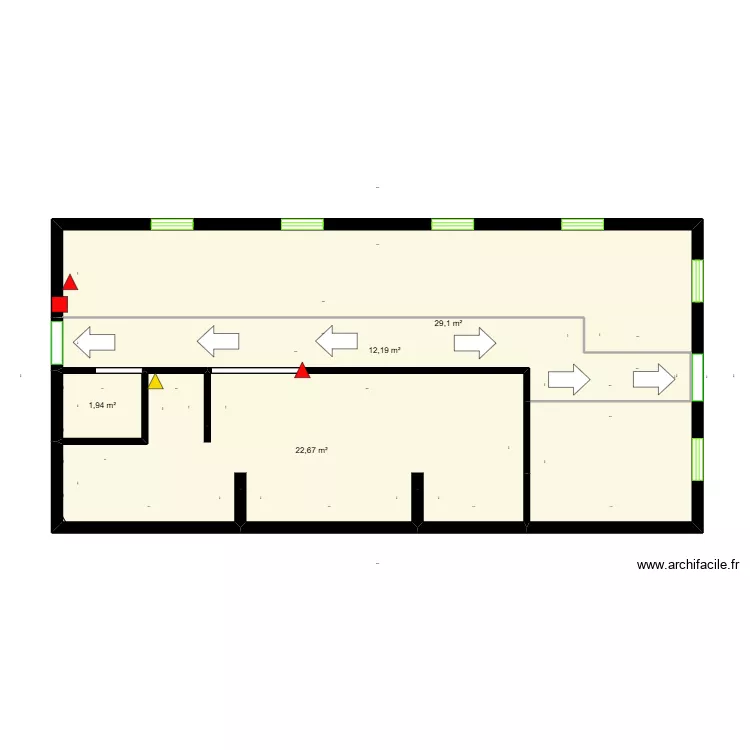 plan cuisine et salle. Plan de plan cuisine et salle. Plan de