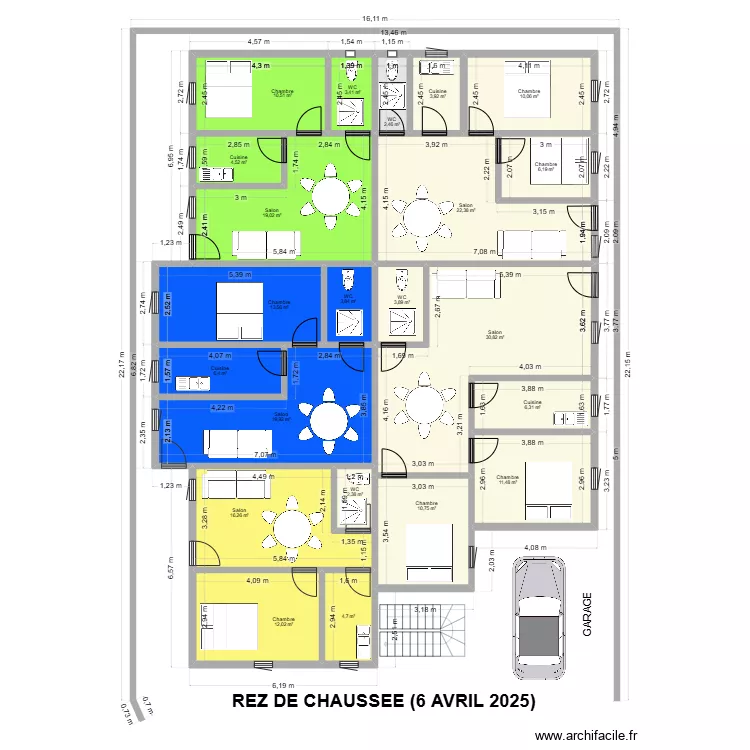 REZ DE CHAUSSEE 28 JUIN 2025. Plan de 