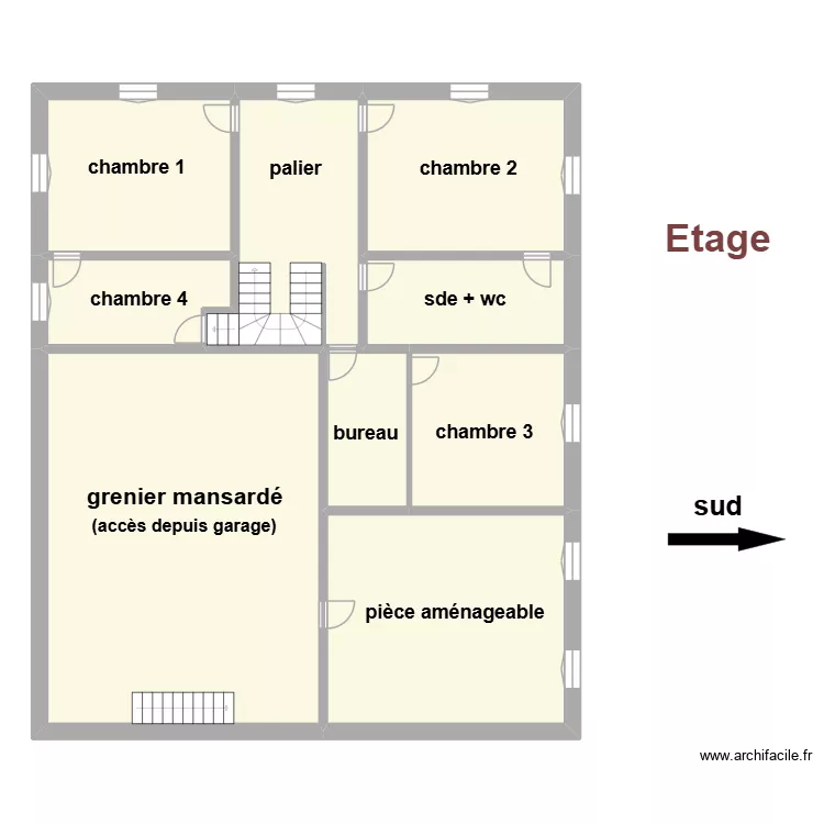 Balducci étage. Plan de 9 et 201 m² Balducci étage. Plan de 9 et 201 m²