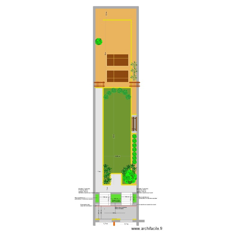 Construction Banning 83 Rez Jardin - Aménagement jardin V2. Plan de 9 pièces et 153 m2