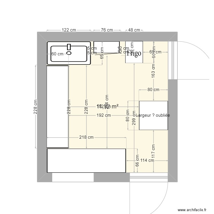 salle 1. Plan de 0 pièce et 0 m2