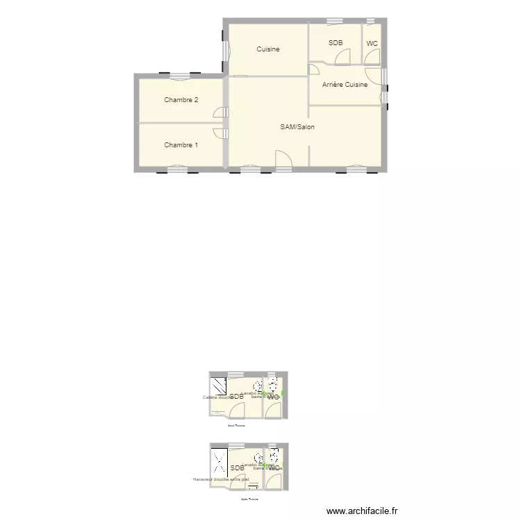 THUILLIER. Plan de THUILLIER. Plan de