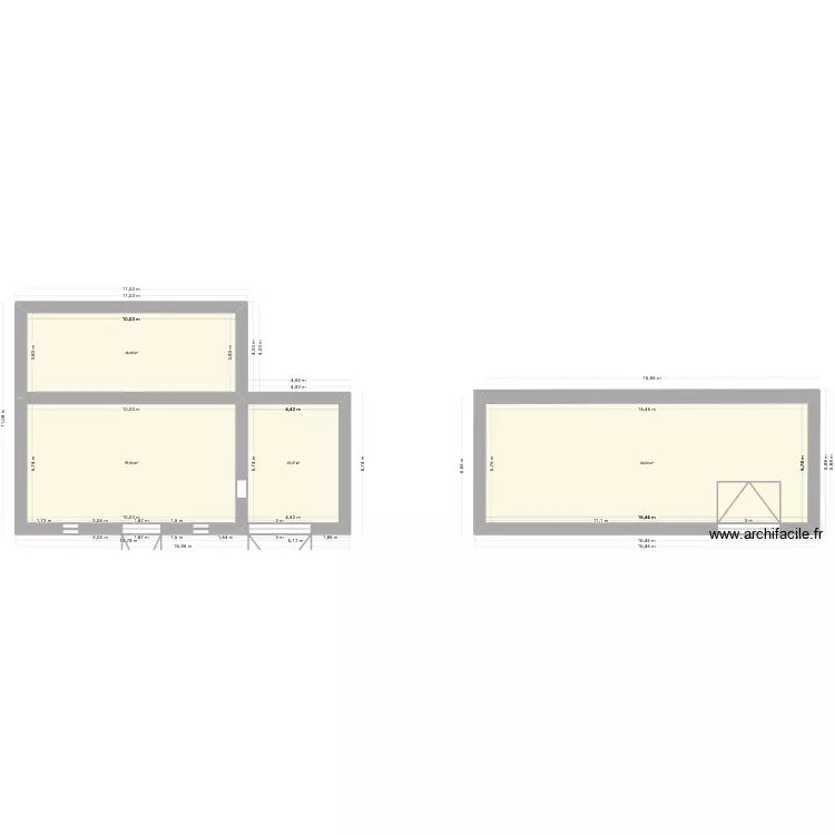 grange-06042026. Plan de 4  et 210 m²