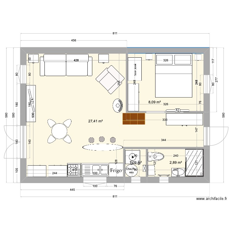 Maison 2 . Plan de 0 pièce et 0 m2