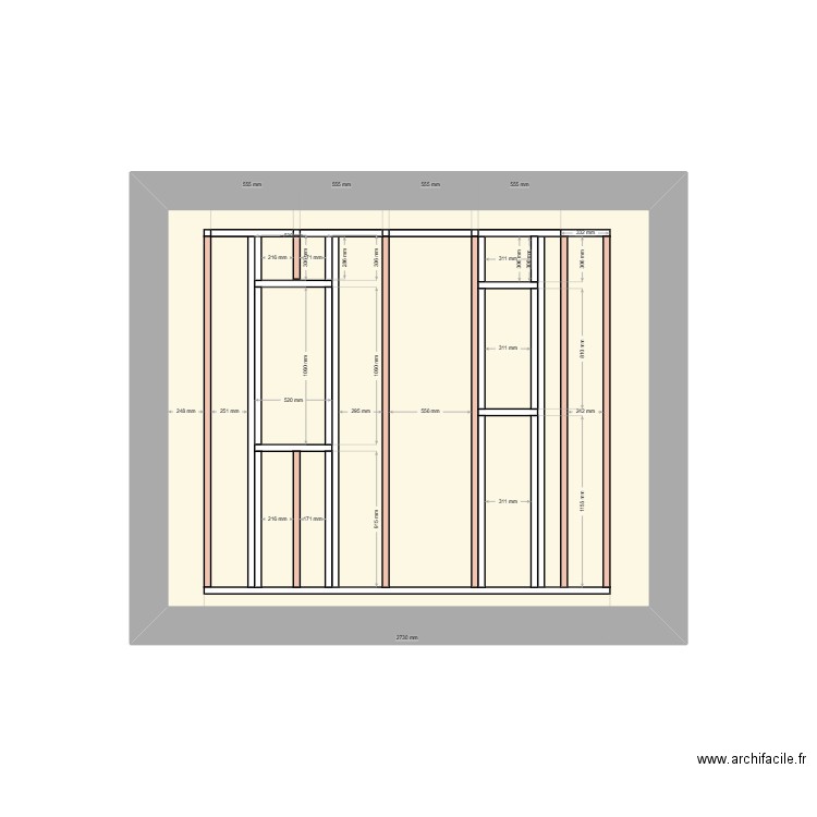 Section1. Plan de 1 pièce et 9 m2