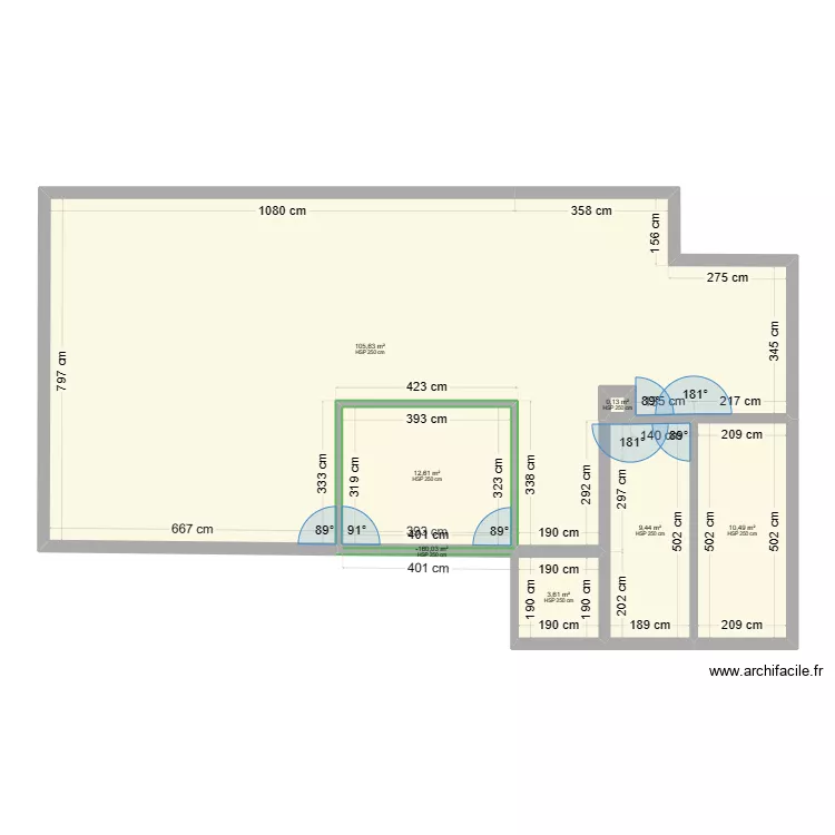 Henri MEDRAS RDC II. Plan de 