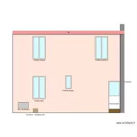 Maison - Fa&ccedil;ade sud avant isolation