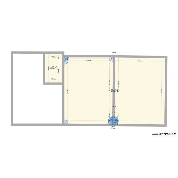 Basseone. Plan de 0 pièce et 0 m2