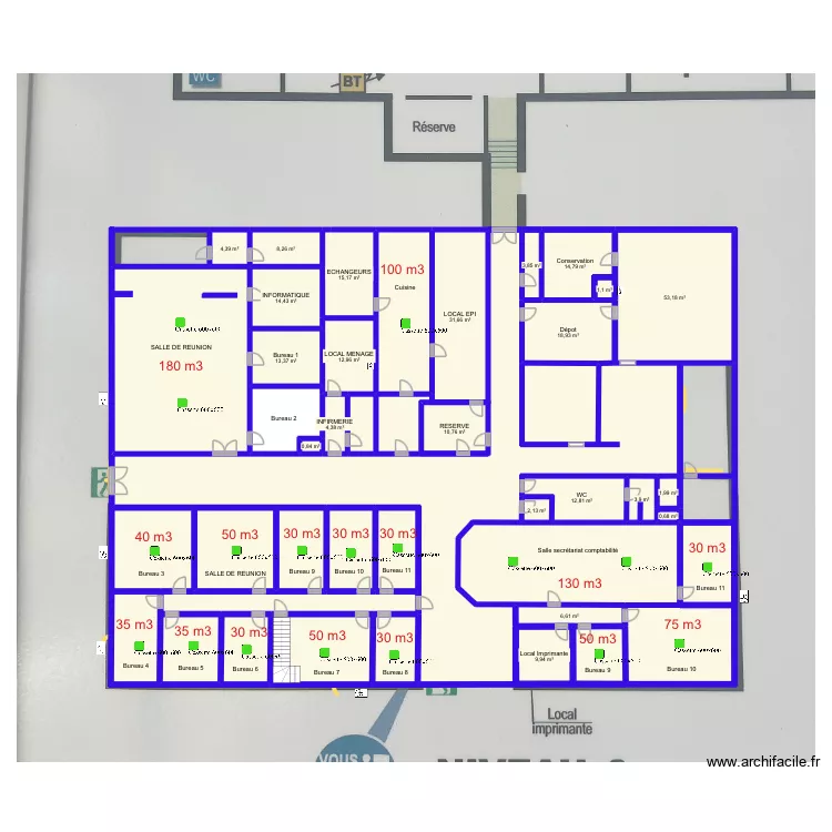 Tree. Plan de 39 et 657 m² Tree. Plan de 39 et 657 m²