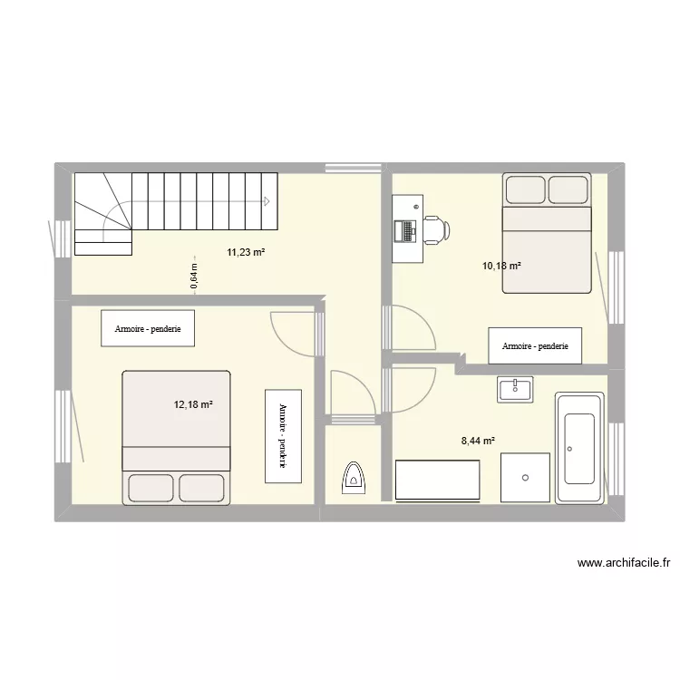 plan2. Plan de 4 et 42 m² plan2. Plan de 4 et 42 m²