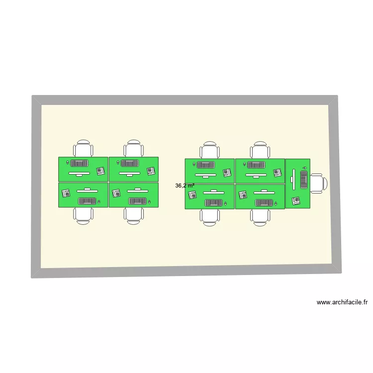 web VERSION 2. Plan de 1  et 36 m²