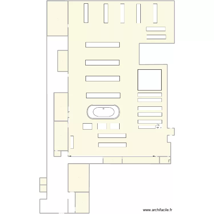 Plan Auchan. Plan de 15 et 37178 m² Plan Auchan. Plan de 15 et 37178 m²