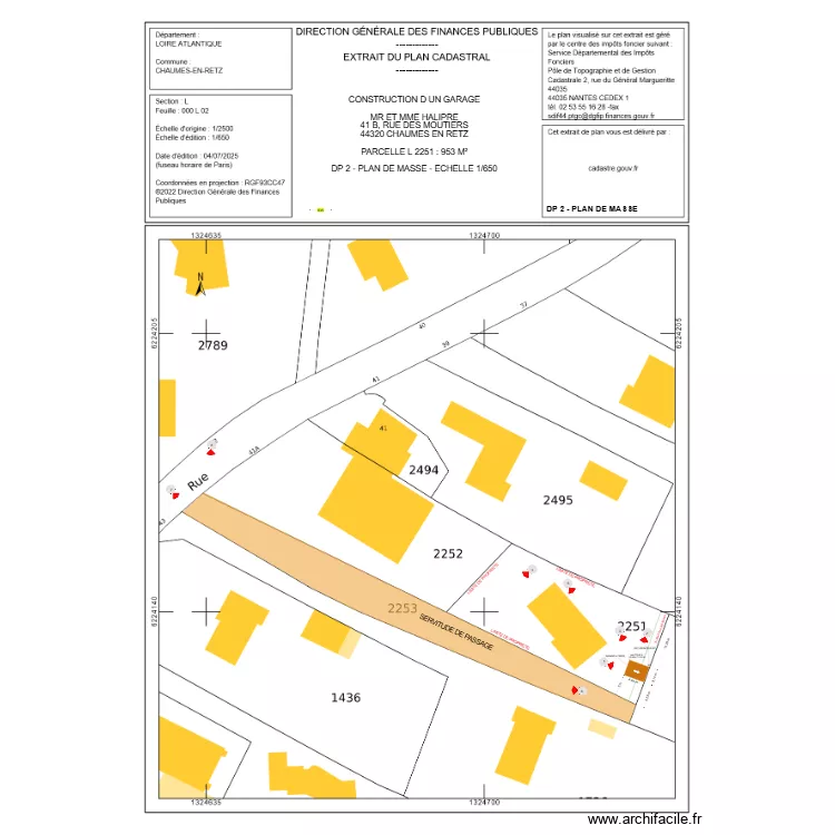 DP 2 HALIPRE V2. Plan de 