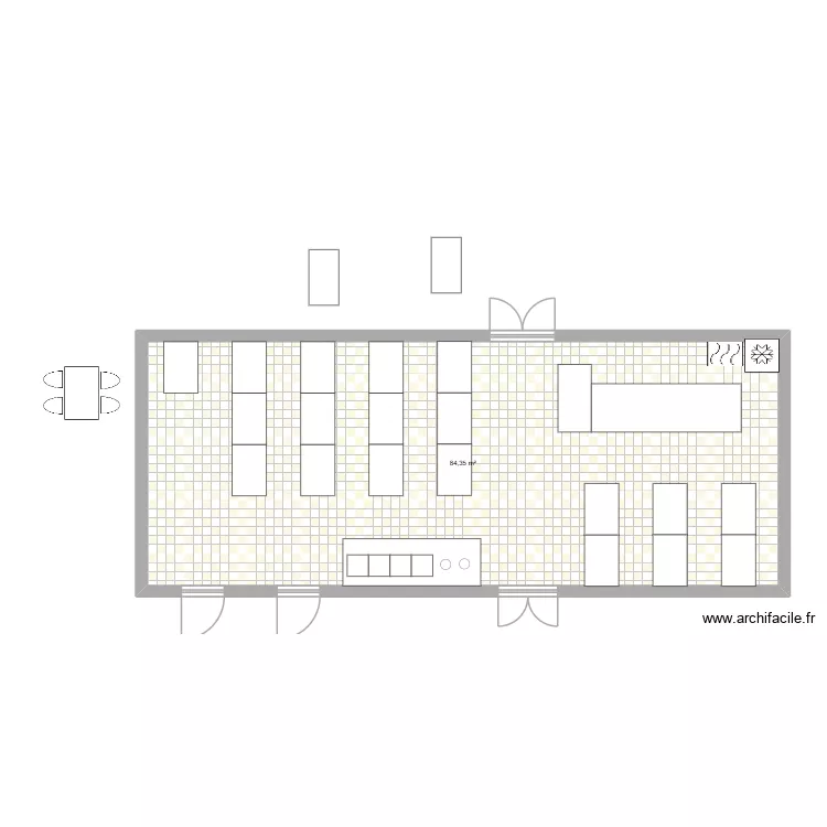 OGEC ST AUGUSTIN A CREMIEU 2. Plan de 1 pièce et 84 m²