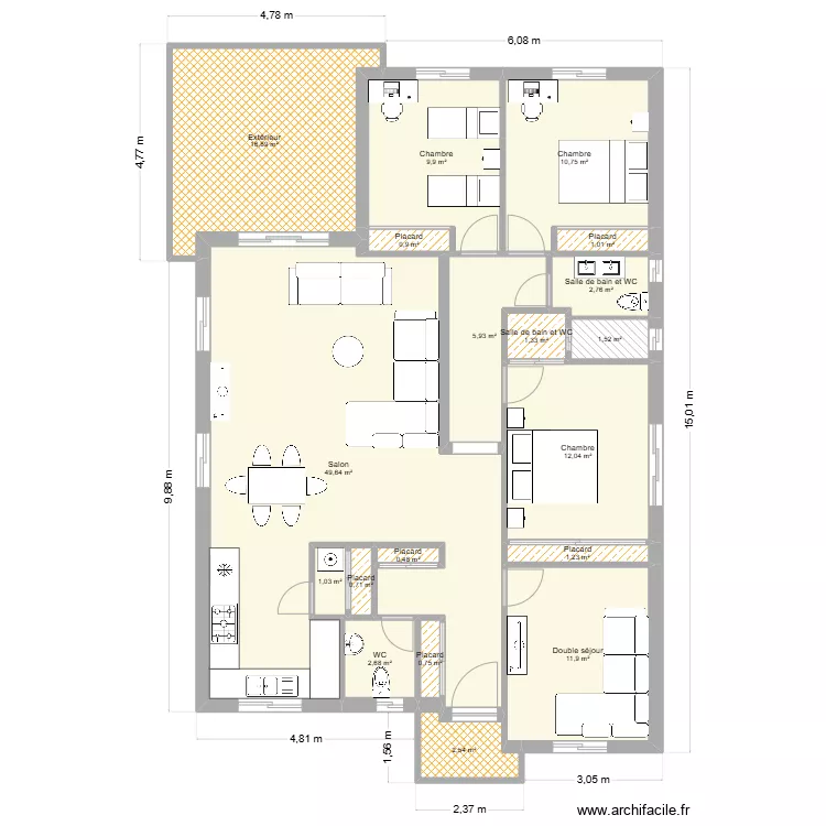 plan borj amri 6. Plan de 
