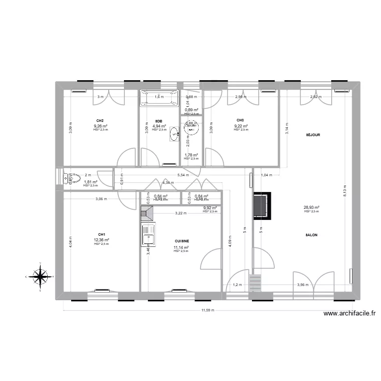 Plan existant_Paron. Plan de 12 et 92 m² Plan existant_Paron. Plan de 12 et 92 m²