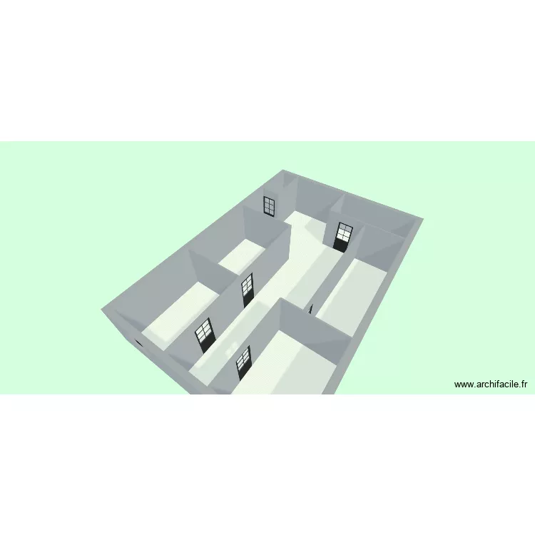 timeo dujardin. Plan de 7  et 157 m²