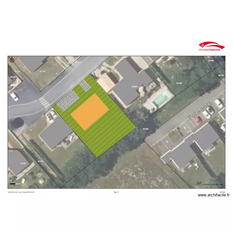 dompierre Acacias. Plan de dompierre Acacias. Plan de