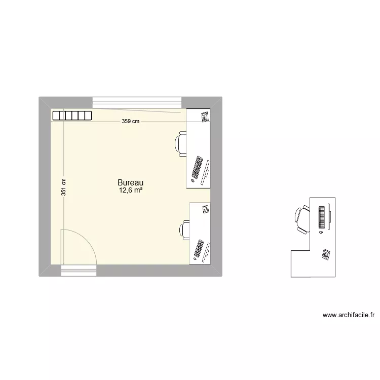 bureau Charline&louise. Plan de bureau Charline&louise. Plan de