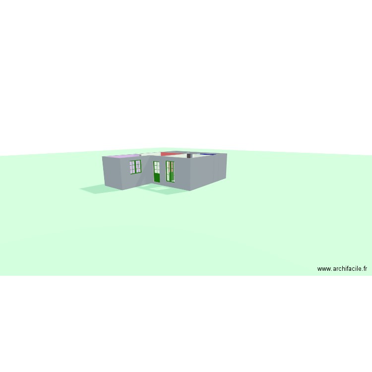 studio ozvan. Plan de 4 pièces et 35 m2
