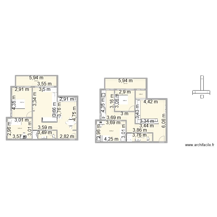 waha21. Plan de 11 pièces et 149 m2