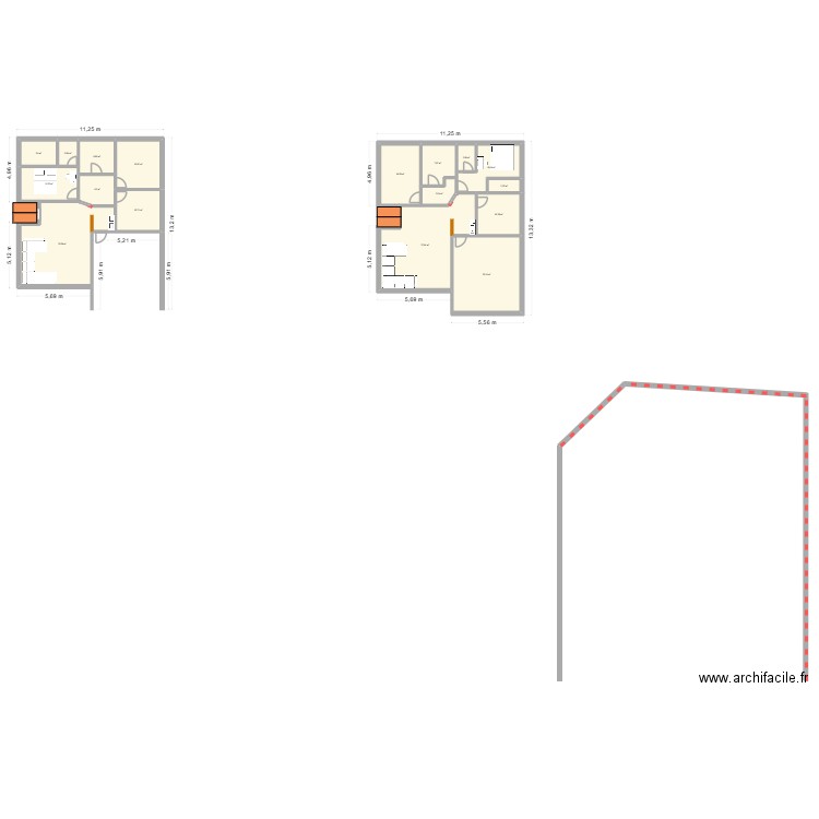 essai1. Plan de 17 pièces et 212 m2