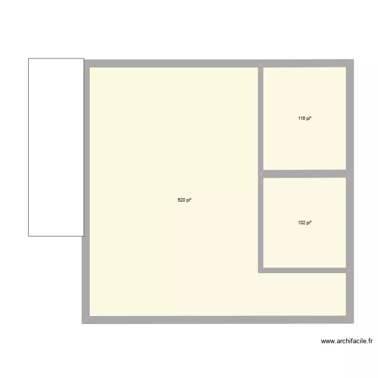lumis. Plan de 3  et 78 m²