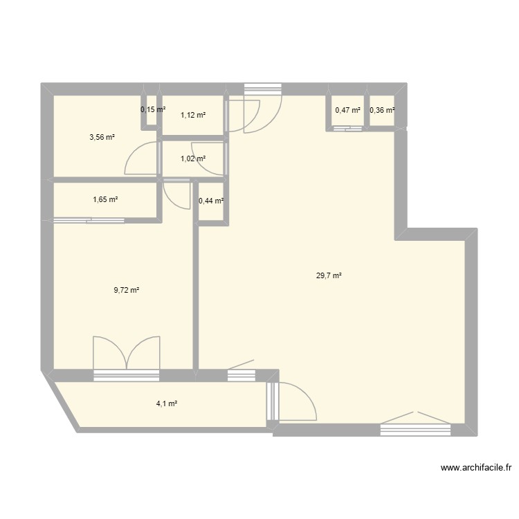 Appartement Adeline Chatillon 2. Plan de 0 pièce et 0 m2