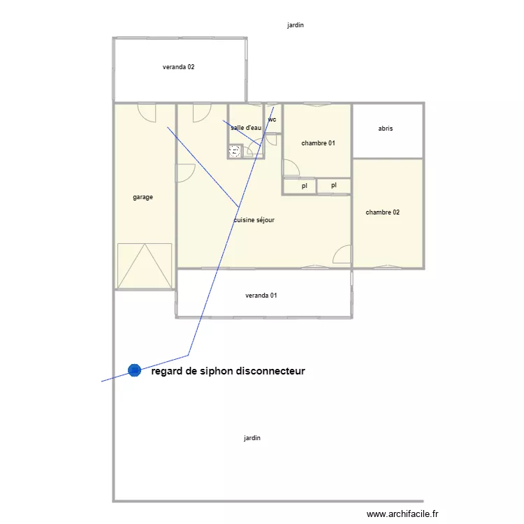 marek assa. Plan de 12  et 132 m²