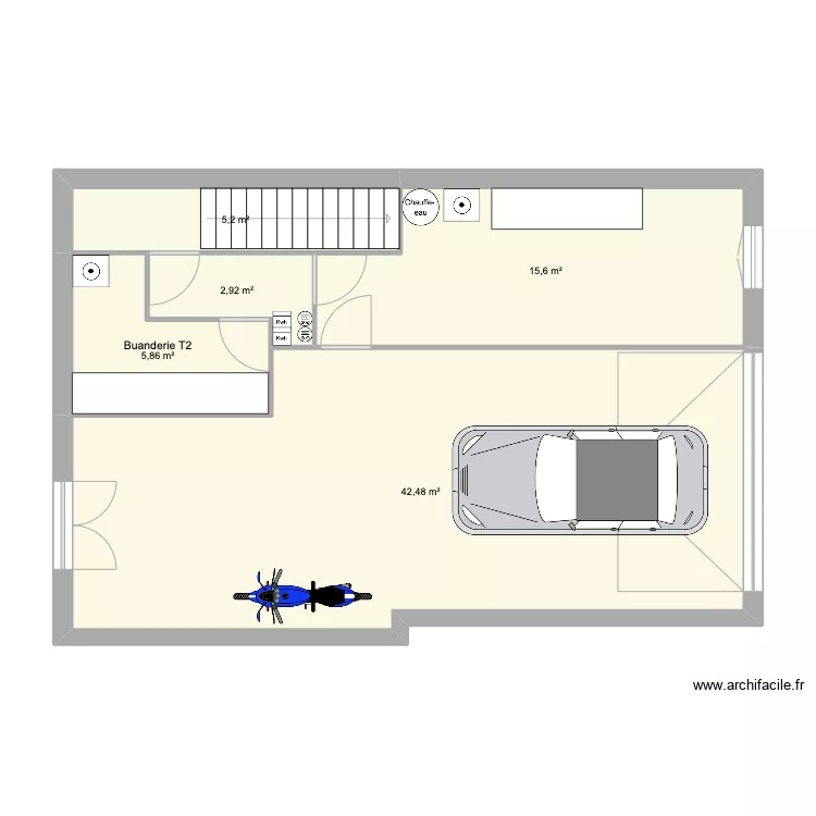 SJDV3 RDC. Plan de 