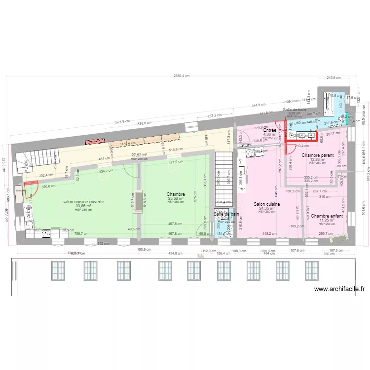 immeuble caf&eacute; de la poste 2 cossonay modif 1 er . Plan de 