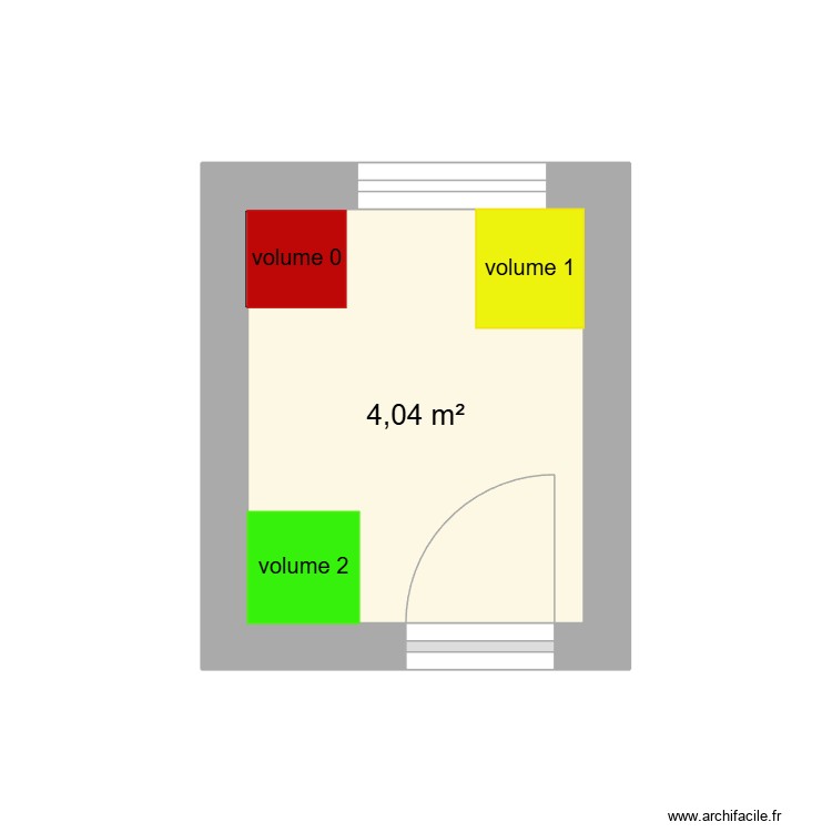 sch&eacute;ma de la salle de bain. Plan de 0 pièce et 0 m2